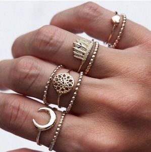 BOGO🌺 9pc BOHO RING SET